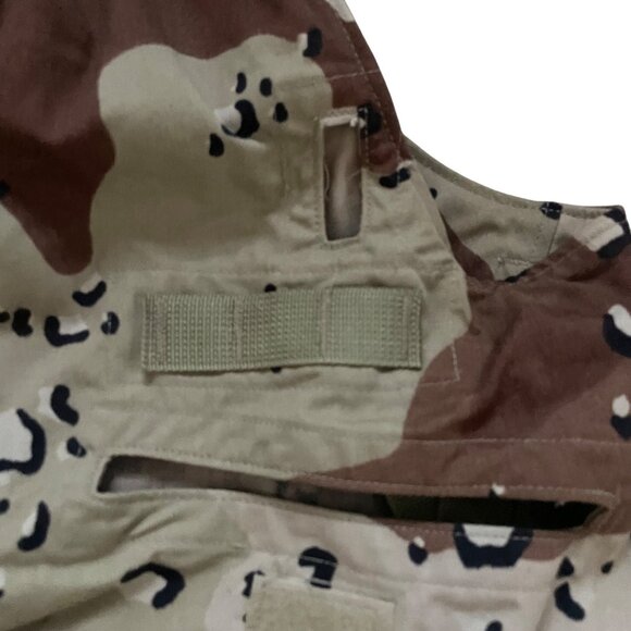 Military Desert Camouflage Vest  PASGT Small  Light Industries  Cotton Nylon - Picture 2 of 10